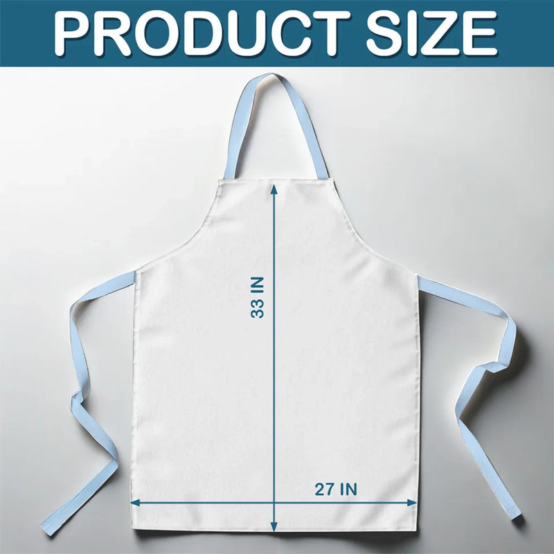 Forever Grateful, Always Loved - Family Personalized Custom Apron - Mother's Day, Gift For Mom, Grandma