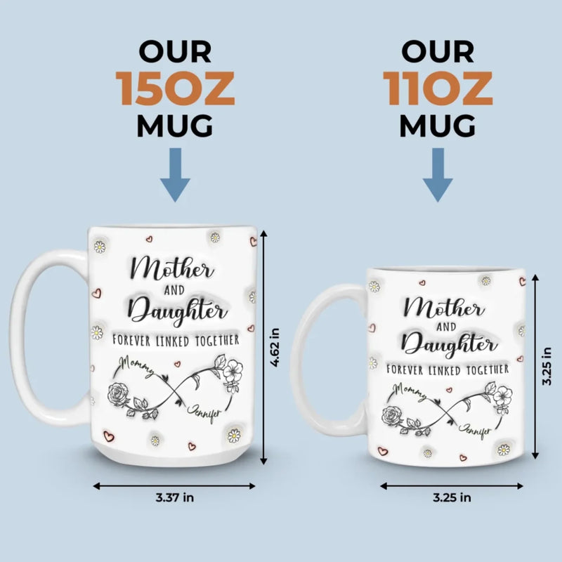 Love Woven Together - Family Personalized Custom 3D Inflated Effect Printed Mug - Mother's Day, Gift For Mom, Daughter