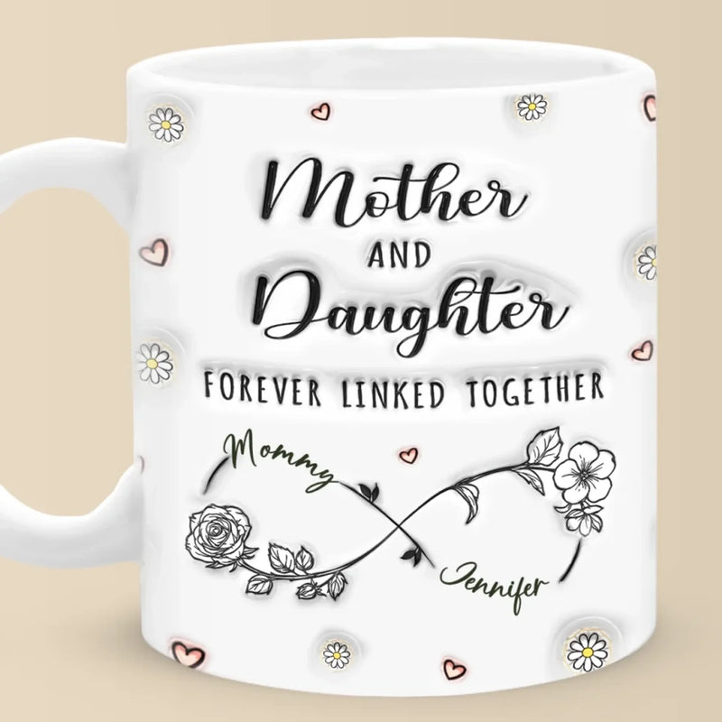 Love Woven Together - Family Personalized Custom 3D Inflated Effect Printed Mug - Mother's Day, Gift For Mom, Daughter