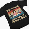 From Son Up To Son Down - Family Personalized Custom Unisex T-shirt, Premium T-shirt, Hoodie - Mother's Day Gift For Mom, Daughter, Son