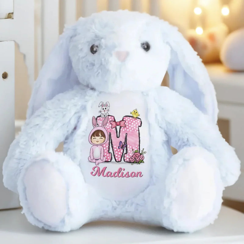 Every Bunny Needs Somebunny - Family Personalized Custom Easter Bunny Plush - Easter Gift For Family Members