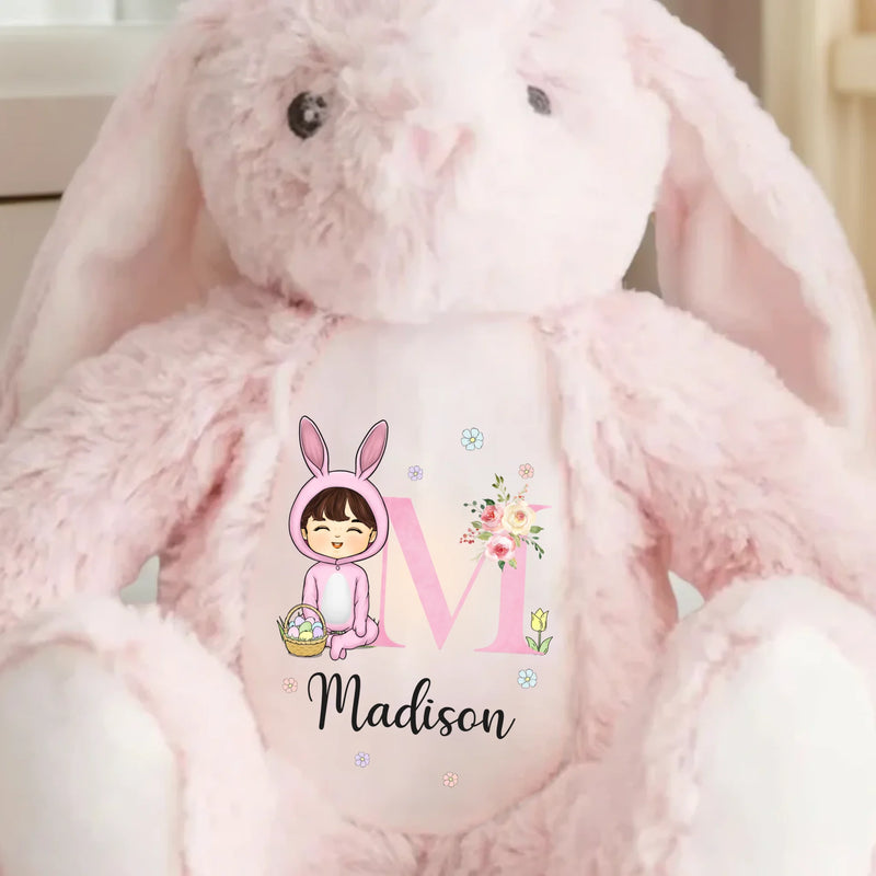 Somebunny Is Ready For Easter - Family Personalized Custom Easter Bunny Plush - Easter Gift For Family Members