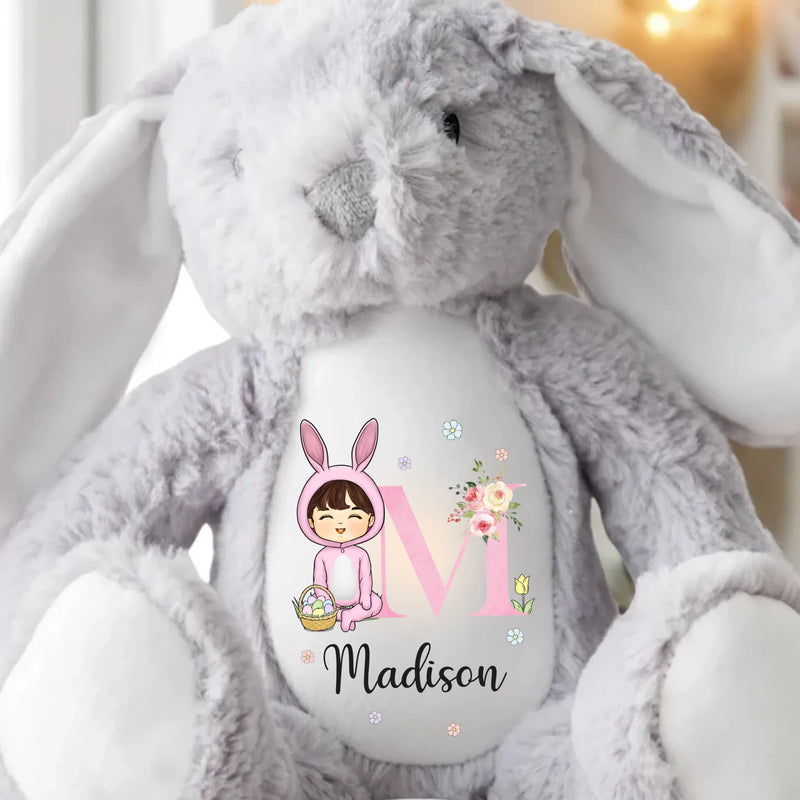 Somebunny Is Ready For Easter - Family Personalized Custom Easter Bunny Plush - Easter Gift For Family Members