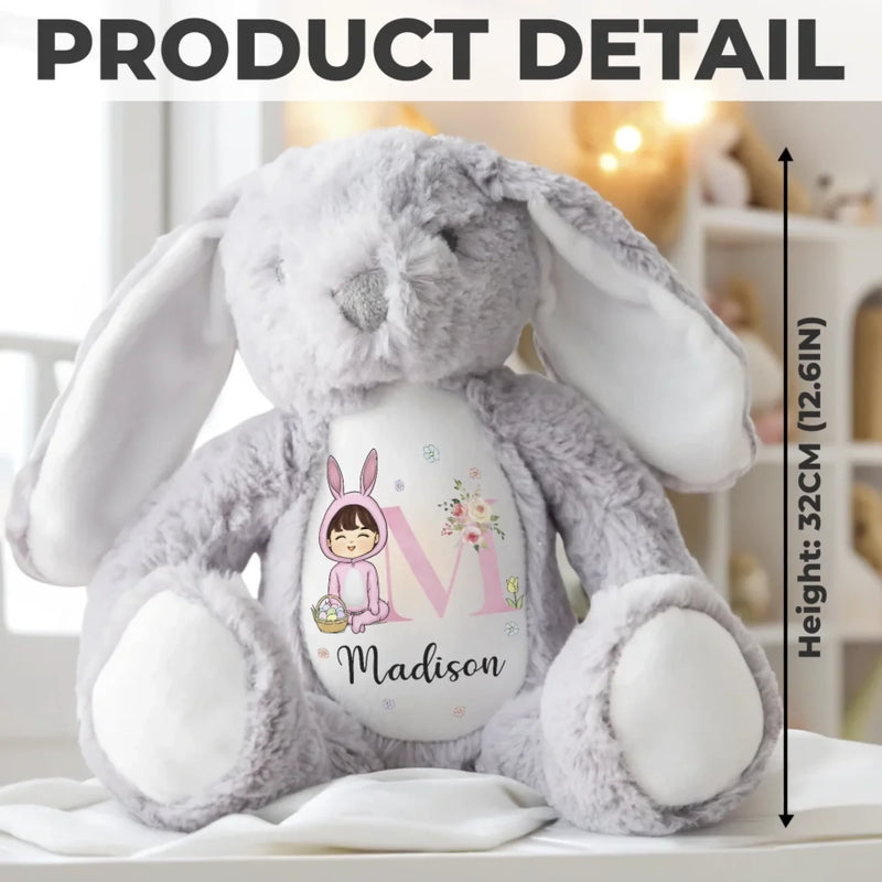 Somebunny Is Ready For Easter - Family Personalized Custom Easter Bunny Plush - Easter Gift For Family Members