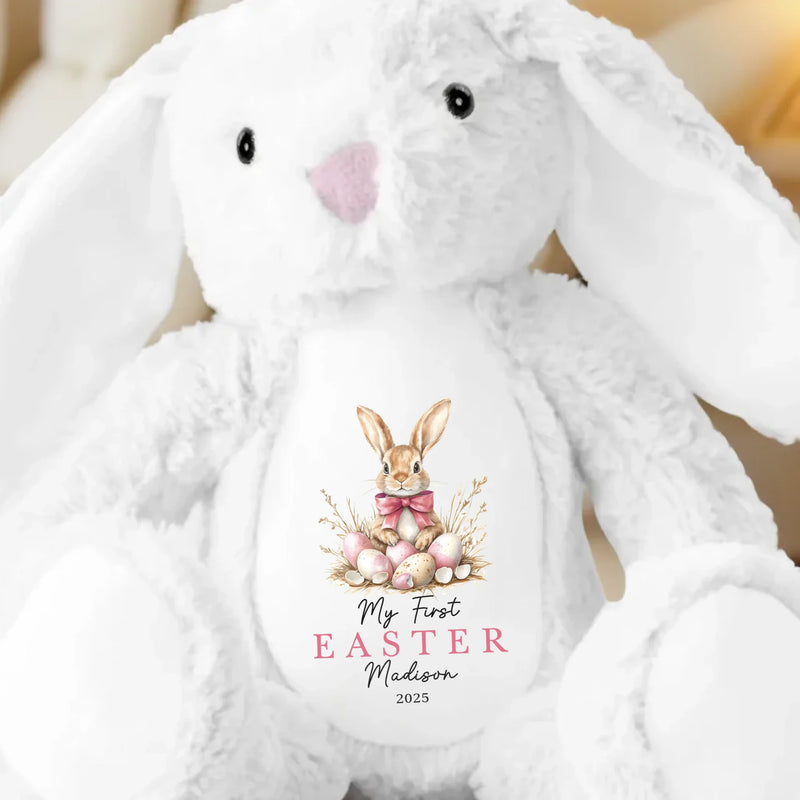 Easter Magic & Bunny Dreams - Family Personalized Custom Easter Bunny Plush - Easter Gift For Baby Kids, Newborn Baby