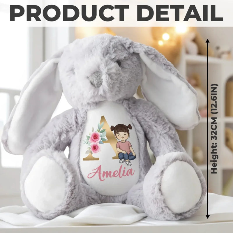 You Are Loved, Always - Family Personalized Custom Easter Bunny Plush - Gift For Family Members