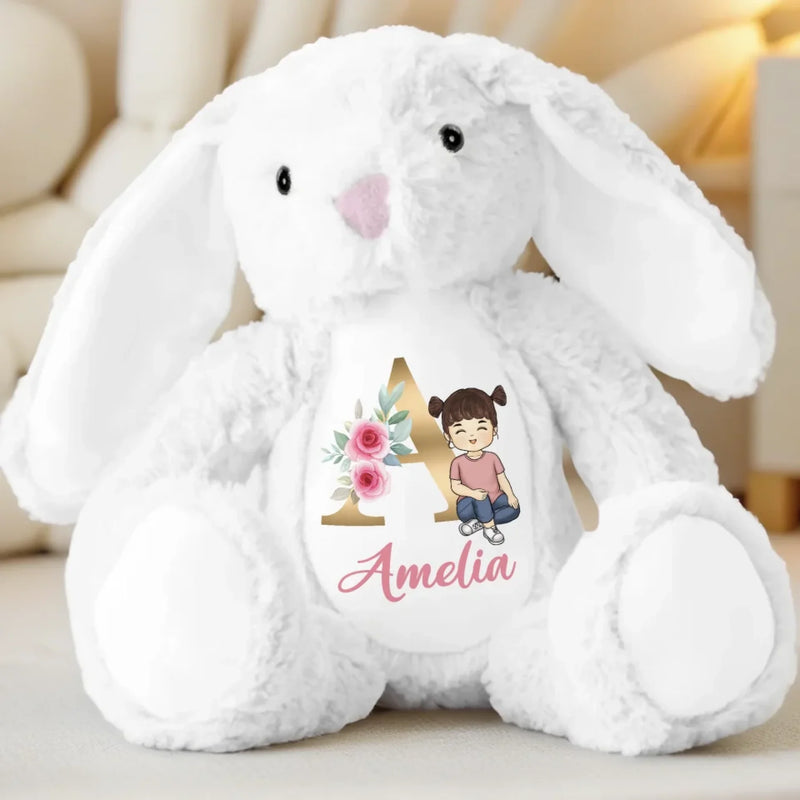 You Are Loved, Always - Family Personalized Custom Easter Bunny Plush - Gift For Family Members