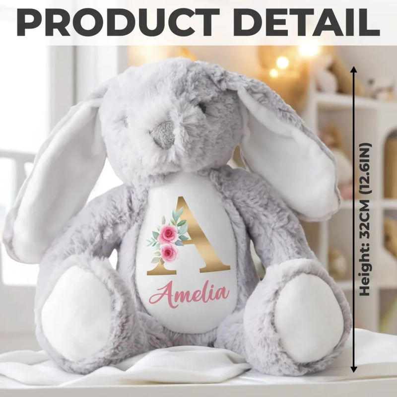 Joy Is Found In Your Heart - Family Personalized Custom Easter Bunny Plush - Gift For Family Members