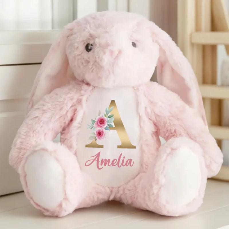 Joy Is Found In Your Heart - Family Personalized Custom Easter Bunny Plush - Gift For Family Members