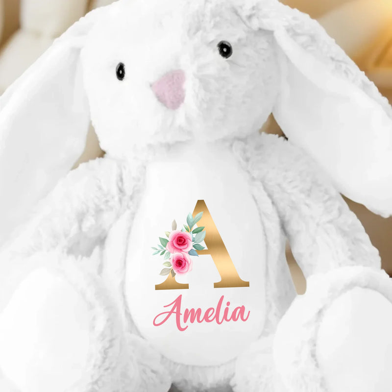 Joy Is Found In Your Heart - Family Personalized Custom Easter Bunny Plush - Gift For Family Members