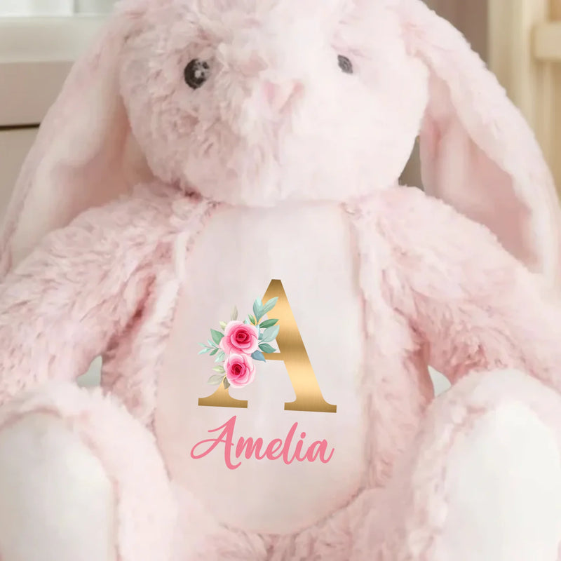 Joy Is Found In Your Heart - Family Personalized Custom Easter Bunny Plush - Gift For Family Members