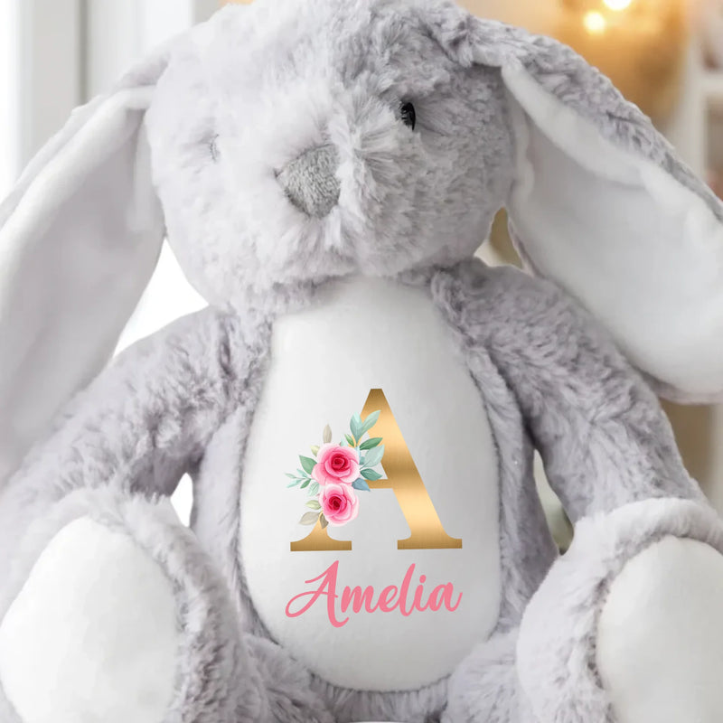 Joy Is Found In Your Heart - Family Personalized Custom Easter Bunny Plush - Gift For Family Members