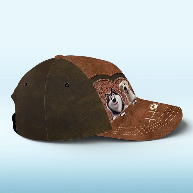 Life’s Better With Wagging Tails - Dog Personalized Custom Hat, All Over Print Classic Cap - Gift For Pet Owners, Pet Lovers
