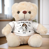 Custom Photo In Heaven, You Run Free - Memorial Personalized Custom Teddy Bear Plush - Sympathy Gift For Pet Owners, Pet Lovers