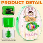 A Bunny’s Love For Easter - Family Personalized Custom Easter Egg Decorating Kit, Egg Spinner Machine With Markers - Easter Gift For Family