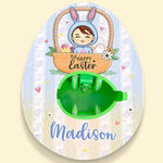 A Bunny’s Love For Easter - Family Personalized Custom Easter Egg Decorating Kit, Egg Spinner Machine With Markers - Easter Gift For Family
