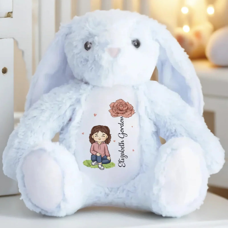Joy Is In The Little Things - Family Personalized Custom Easter Bunny Plush - Gift For Family Members