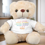 A Hug Full Of Affirmations - Family Personalized Custom Teddy Bear Plush - Gift For Kids, Baby