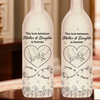 First My Mother, Forever My Friend - Family Personalized Custom Bottle Lamp - Mother's Day, Gift For Mom, Daughter