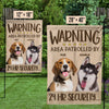 Custom Photo Our Security Team Requires Belly Rubs - Dog & Cat Personalized Custom Flag - Gift For Pet Owners, Pet Lovers