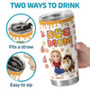 Fur Babies, Forever - Dog Personalized Custom 3D Inflated Effect Printed Tumbler - Gift For Pet Owners, Pet Lovers