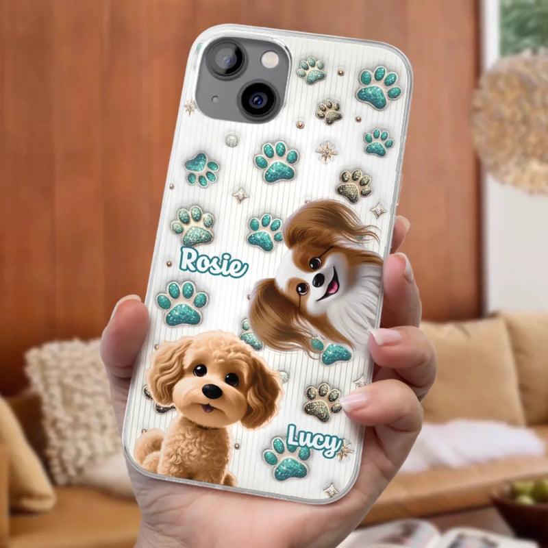 Where There’s A Dog, There’s A Way - Dog Personalized Custom 3D Inflated Effect Printed Clear Phone Case - Gift For Pet Owners, Pet Lover