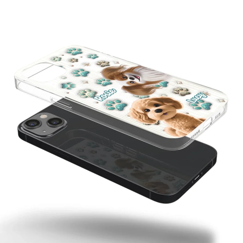 Where There’s A Dog, There’s A Way - Dog Personalized Custom 3D Inflated Effect Printed Clear Phone Case - Gift For Pet Owners, Pet Lover