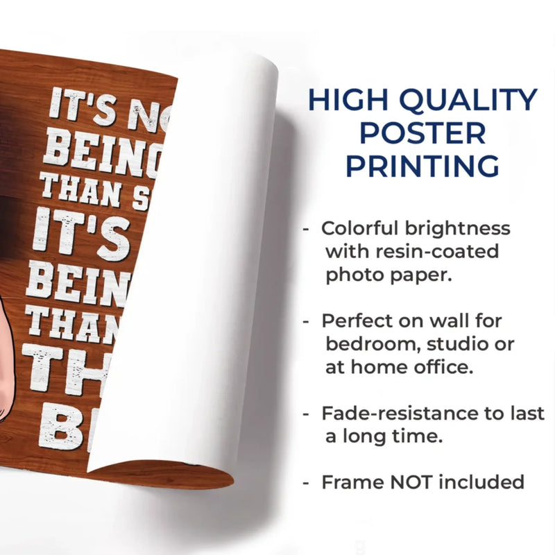 Chase Progress, Not Perfection - Personalized Custom Horizontal Poster - Gift For Sport Lovers, Sport Players