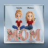 Love That Stands The Test Of Time - Family Personalized Custom Square Shaped Acrylic Plaque - Mother's Day, Gift For Mom, Daughter