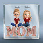 Love That Stands The Test Of Time - Family Personalized Custom Square Shaped Acrylic Plaque - Mother's Day, Gift For Mom, Daughters, Sisters