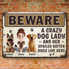 A House Is Not A Home Without A Dog - Dog Personalized Custom Home Decor Metal Sign - House Warming Gift For Pet Owners, Pet Lovers