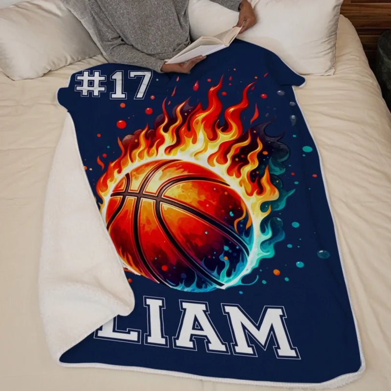 Bring The Heat - Personalized Custom Blanket - Gift For Sport Lovers, Sport Players