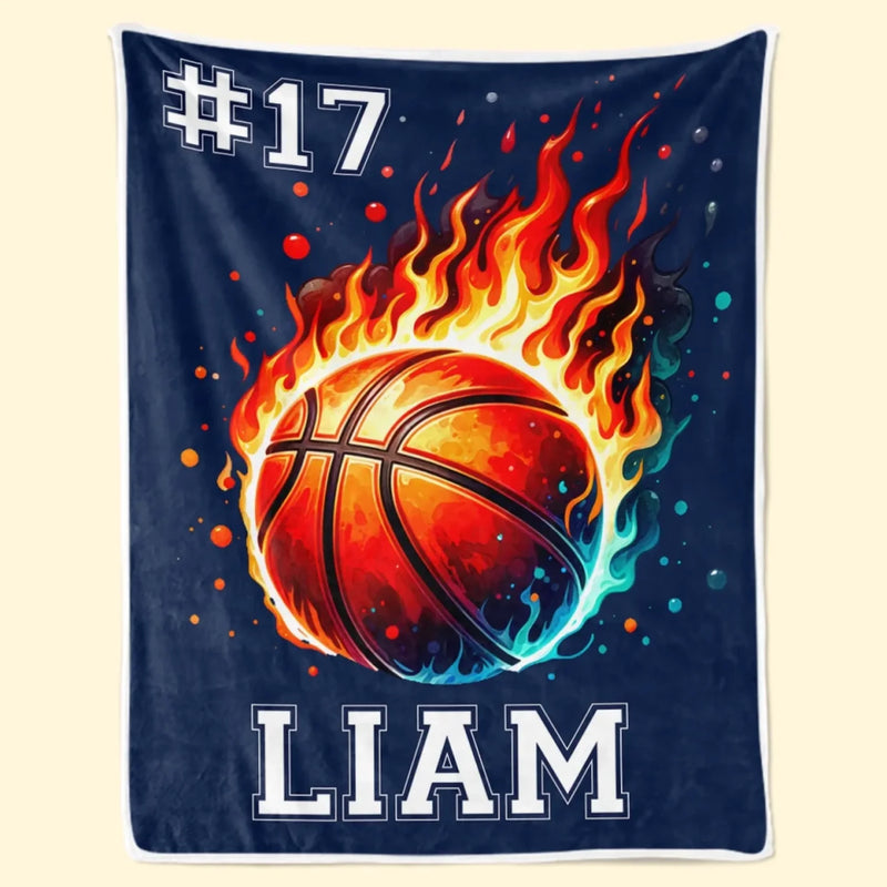 Bring The Heat - Personalized Custom Blanket - Gift For Sport Lovers, Sport Players