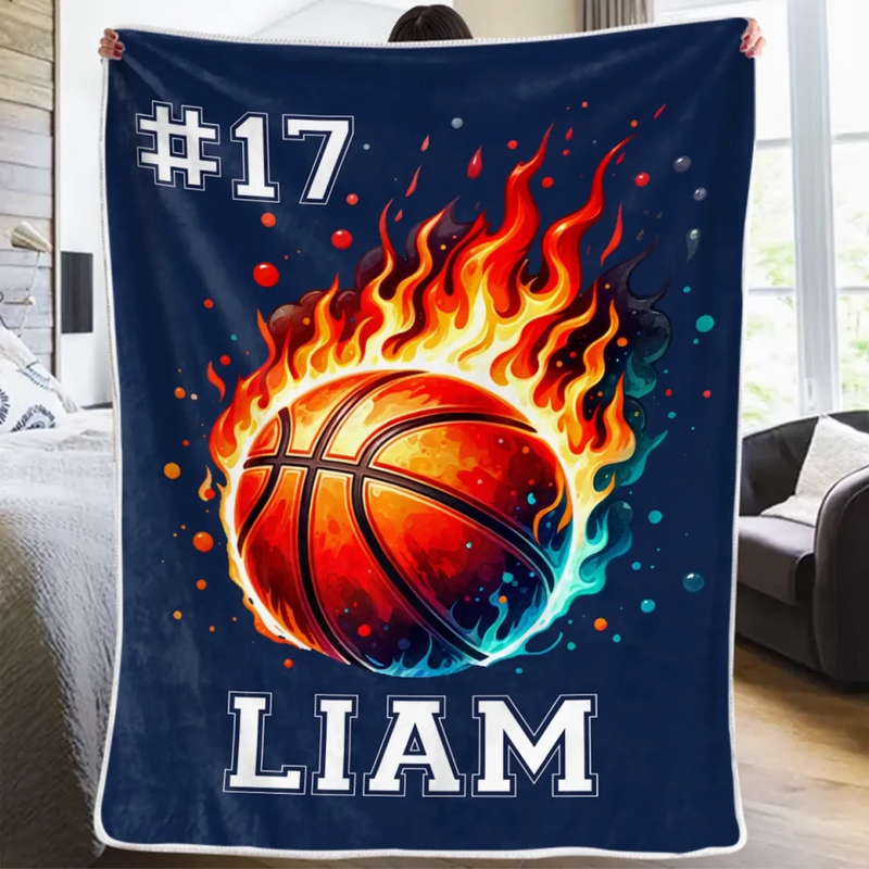 Bring The Heat - Personalized Custom Blanket - Gift For Sport Lovers, Sport Players