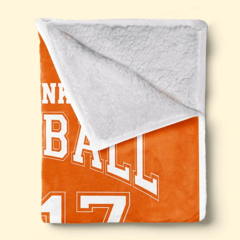 Dream Big, Play Hard - Personalized Custom Blanket - Gift For Sport Lovers, Sport Players
