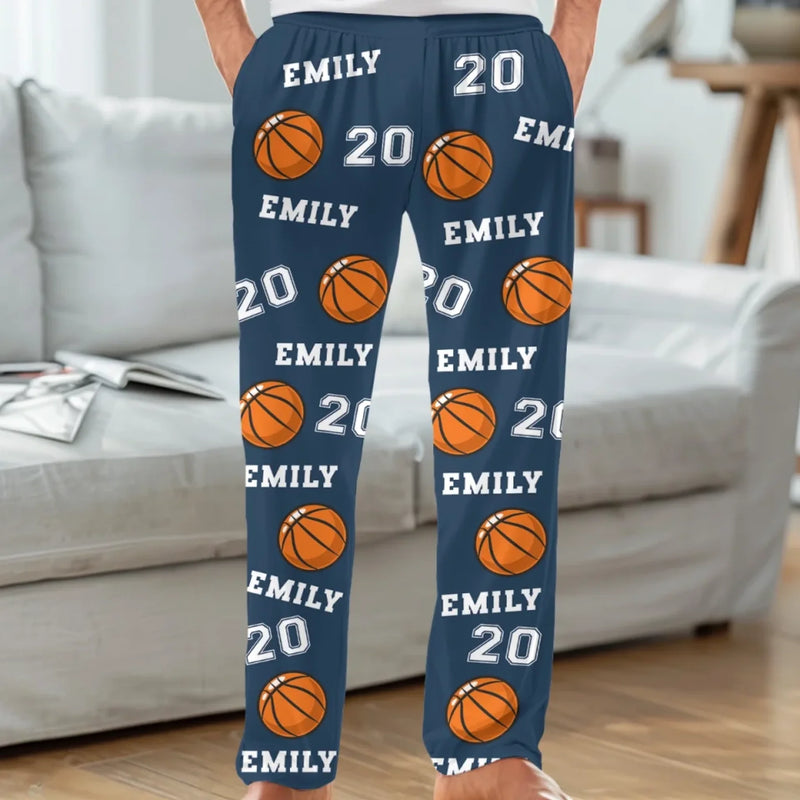 Speed, Power, Victory - Personalized Custom Pajama Pants - Gift For Sport Lovers, Sport Players