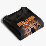 Custom Photo Play Hard, Stay Humble - Personalized Custom Unisex T-shirt, Premium T-shirt, Hoodie - Gift For Basketball Players, Basketball Fans