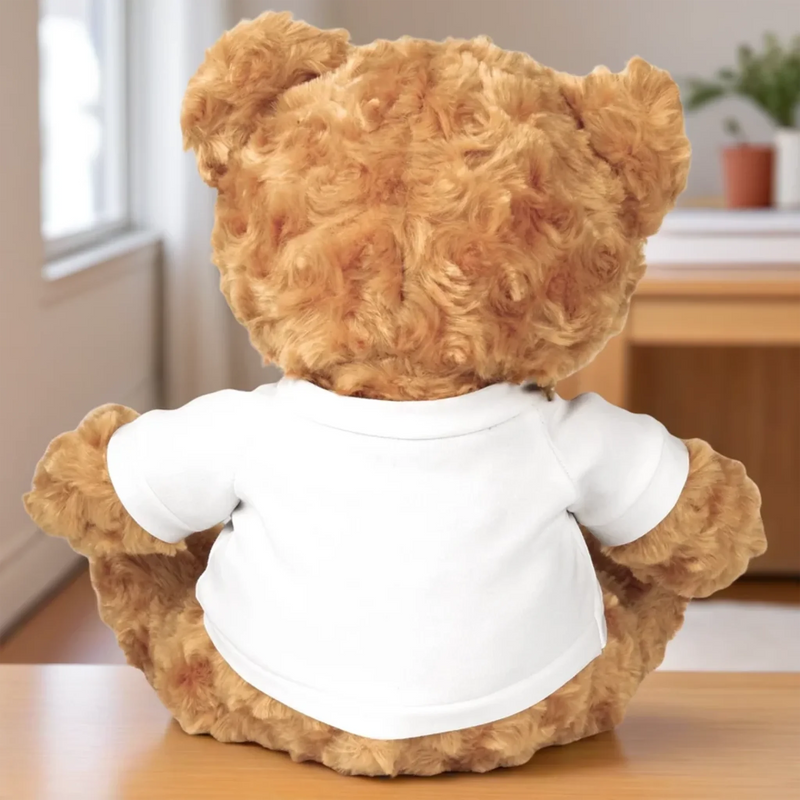 Wherever You Go, Go With All Your Heart - Family Personalized Custom Teddy Bear Plush - Graduation Gift For Family Members, Siblings, Brothers, Sisters