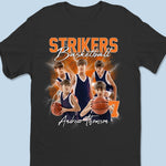 Custom Photo Dream Big, Play Hard - Personalized Custom Unisex T-shirt, Premium T-shirt, Hoodie - Gift For Basketball Players, Kids