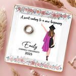 Dream Big, Shine Bright - Family Personalized Custom Full-Print Jewelry Dish - Graduation Gift For Daughters, Sisters, Graduates
