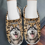 Custom Photo Furry Love In Every Step - Dog & Cat Personalized Custom Fluffy Slippers - Mother's Day, Gift For Dog Lovers, Pet Parents