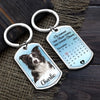 Custom Photo Your Paw Prints Are Etched In My Soul - Memorial Personalized Custom Keychain - Sympathy Gift For Pet Owners, Pet Lovers