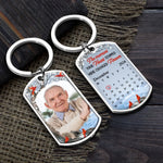 Custom Photo Your Love Still Guides Me Every Day - Memorial Personalized Custom Keychain - Sympathy Gift For Family