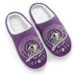 Happiness Is A Wagging Tail - Dog Personalized Custom Fluffy Slippers - Gift For Dog Lovers, Pet Parents