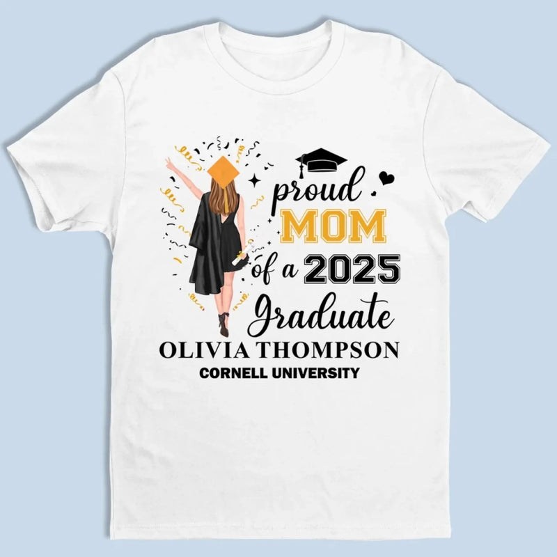 From Late Nights To Graduation Lights - Family Personalized Custom Unisex T-shirt, Premium T-shirt, Hoodie - Graduation Gift For Family Members, Siblings, Brothers, Sisters