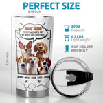 Our Love For You Is Fur-Ever - Dog Personalized Custom Tumbler - Gift For Mom, Dog Lovers