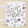 Grandma Holds Our Hearts Forever - Family Personalized Custom 3D Inflated Effect Printed Mug - Mother's Day, Gift For Mom, Grandma