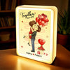 You’re My Favorite Place To Be - Couple Personalized Custom LED Mirror Frame Lamp - Gift For Husband Wife, Anniversary