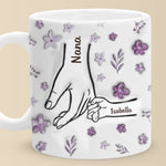 Grandma Holds Our Hearts Forever - Family Personalized Custom 3D Inflated Effect Printed Mug - Mother's Day, Gift For Mom, Grandma