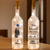 The Future Is Bright, Just Like You - Family Personalized Custom Bottle Lamp - Graduation Gift For Family Members, Siblings, Brothers, Sisters